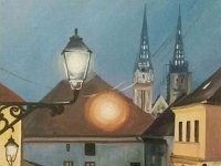 Slika. Kamenita vrata, akril na platnu (autor Kristina Šimon Starčević)